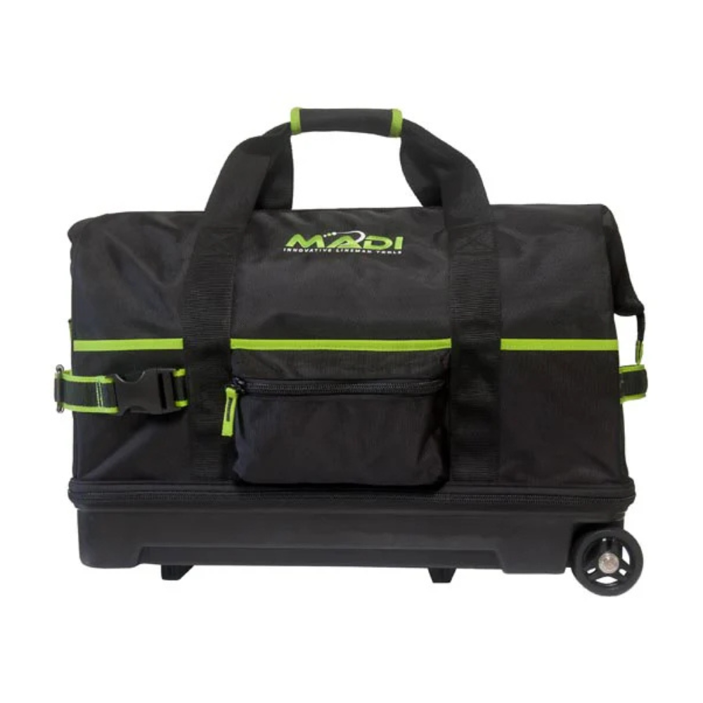MADI Lineman Tools Lineman Dual Compartment Tool & Gear Bag w/ Wheels from Columbia Safety